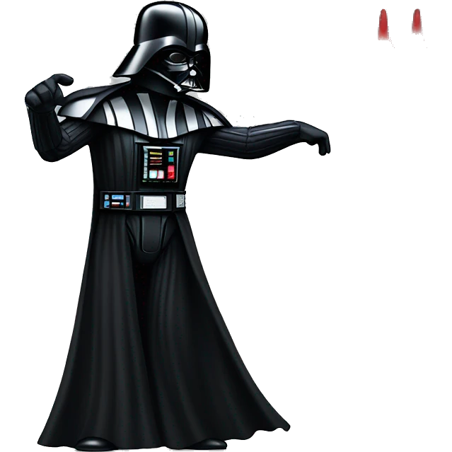Darth Vader dancing emoji