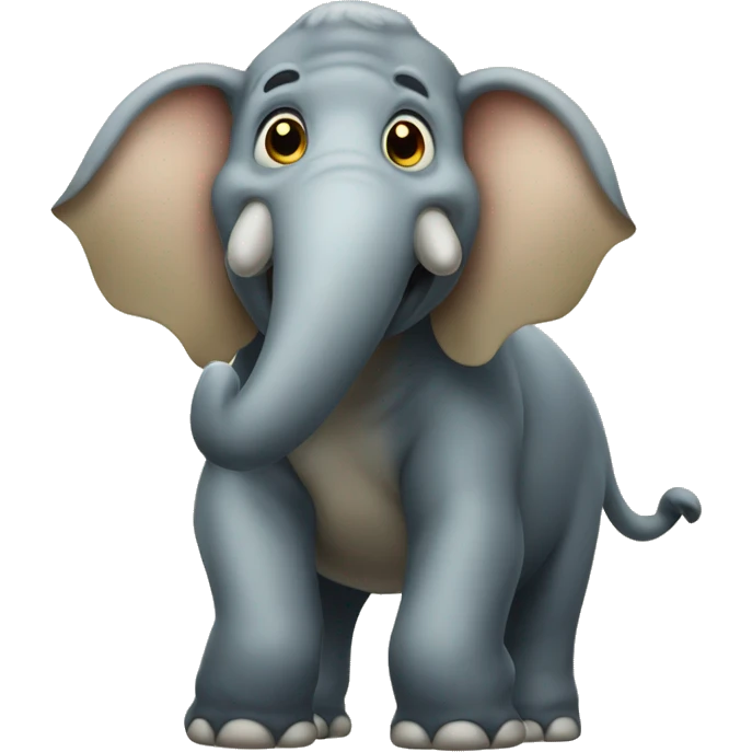 Mamouth happy emoji