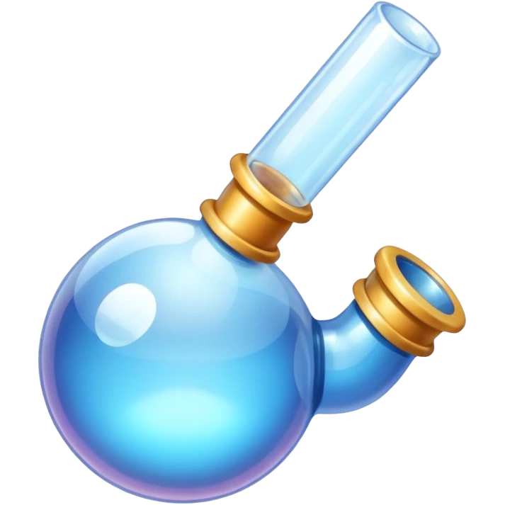 Bubble pipe made of quartz emoji