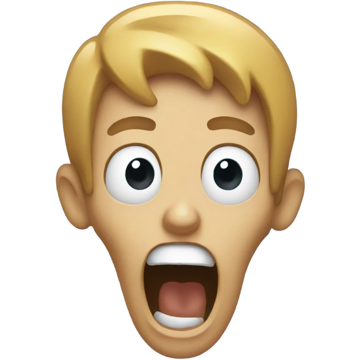Scream emoji