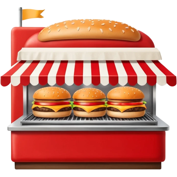 burger stall emoji