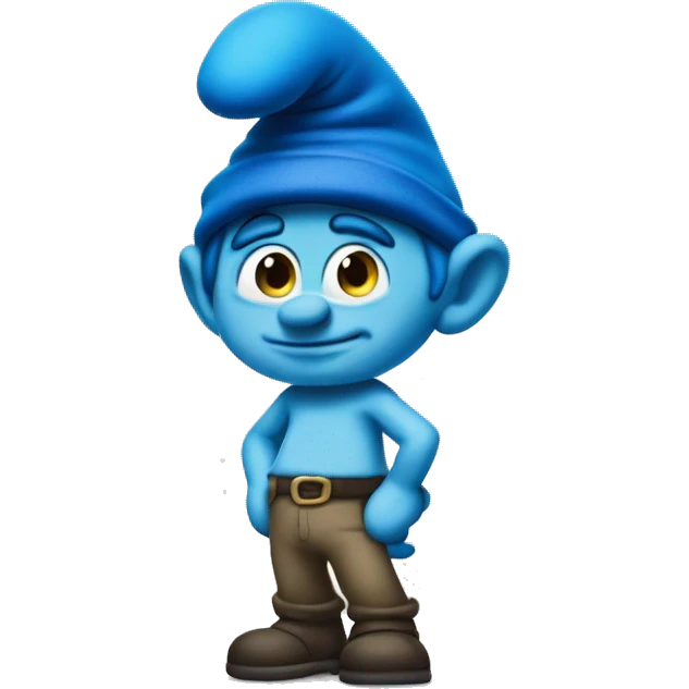 Smurf emoji