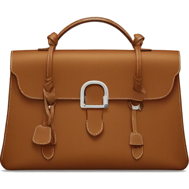 Bag Hermes brown colour  emoji