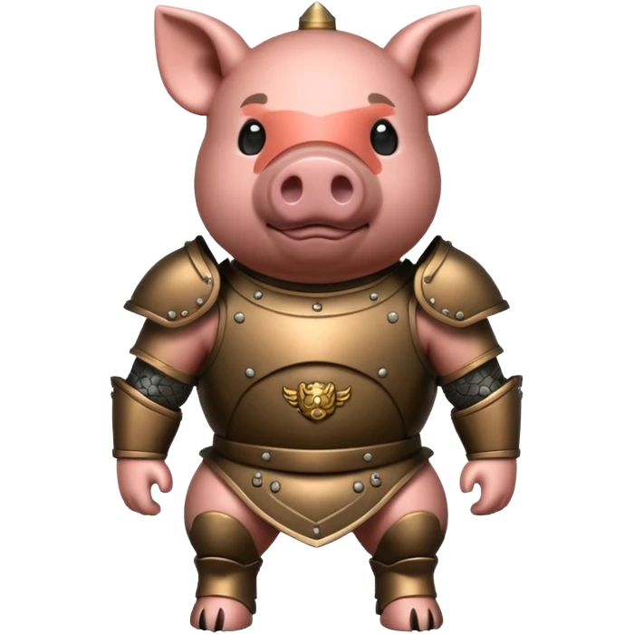 armored pig emoji
