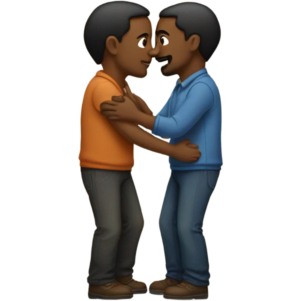 gay with his boyfriend  emoji