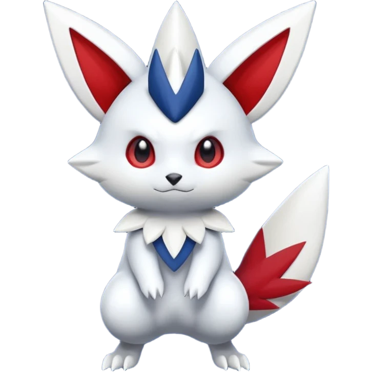 Victini-Pichu-Meowstic-Zangoose-Fakémon-hybrid-creature (full body)  emoji