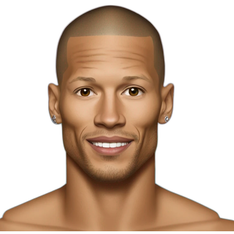 Jeremy Meeks as a beach bum emoji