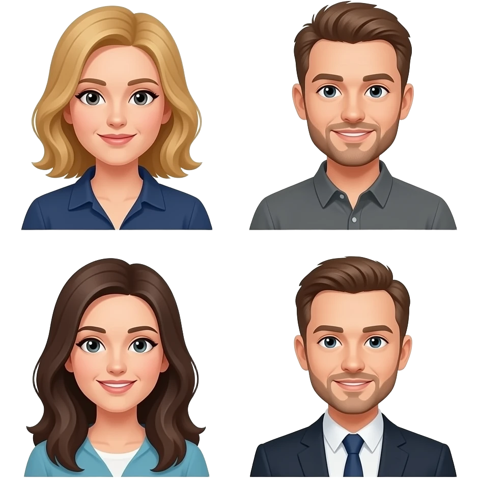 Molly, goby, nonny, Oona, and gil emoji