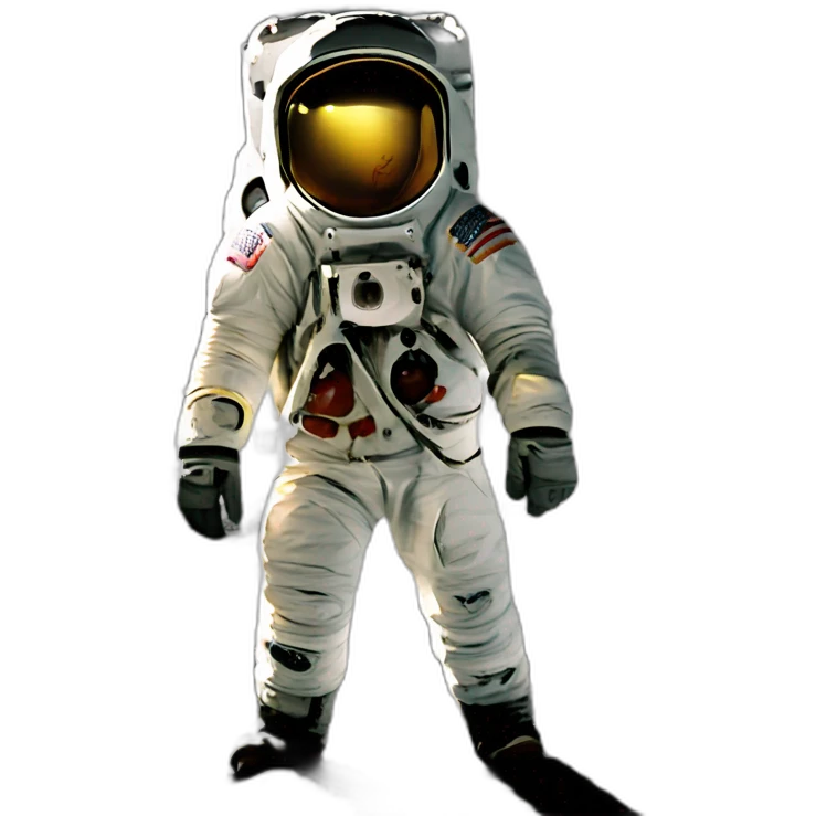 Astronaut on the moon emoji