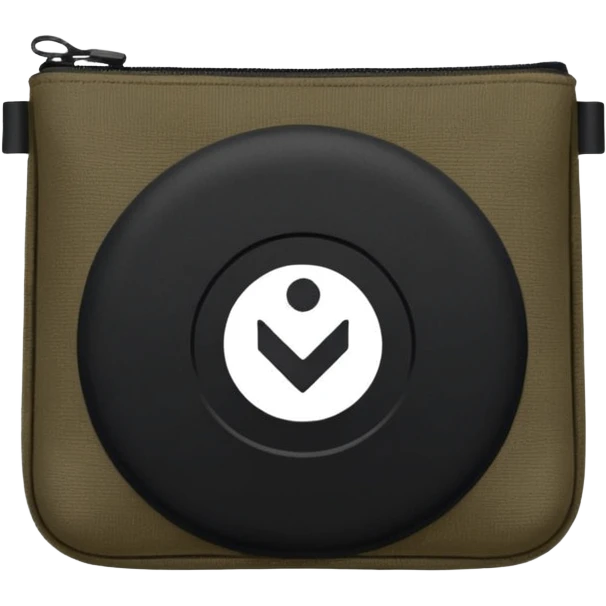 black military pouch white symmbol emoji