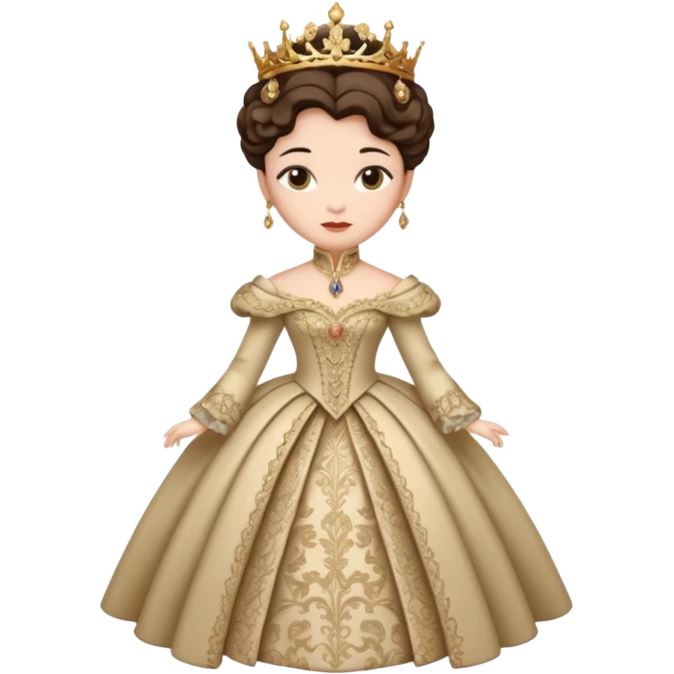 Character in Fairy Tale Beauty and Beast: Wardrobe Lady emoji