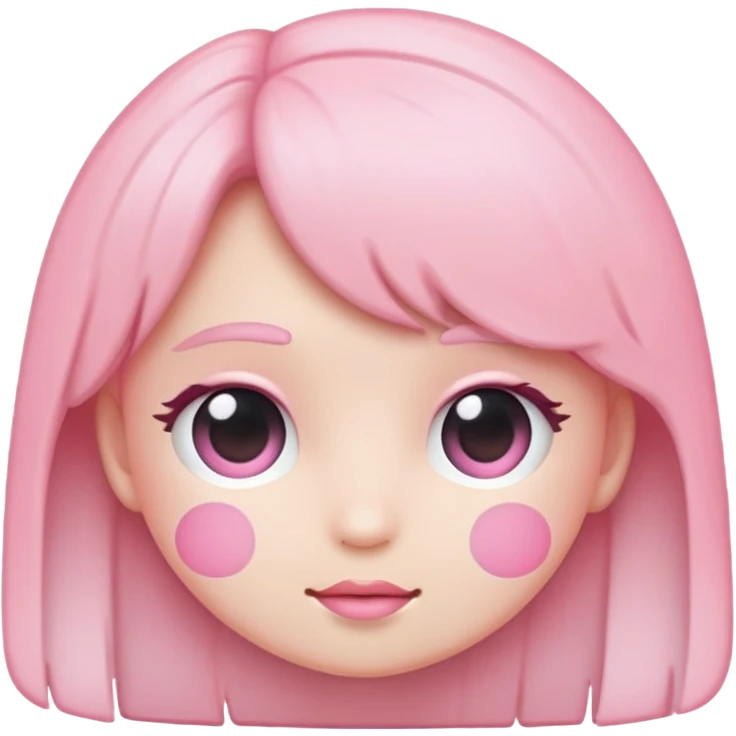 Girly pink emoji