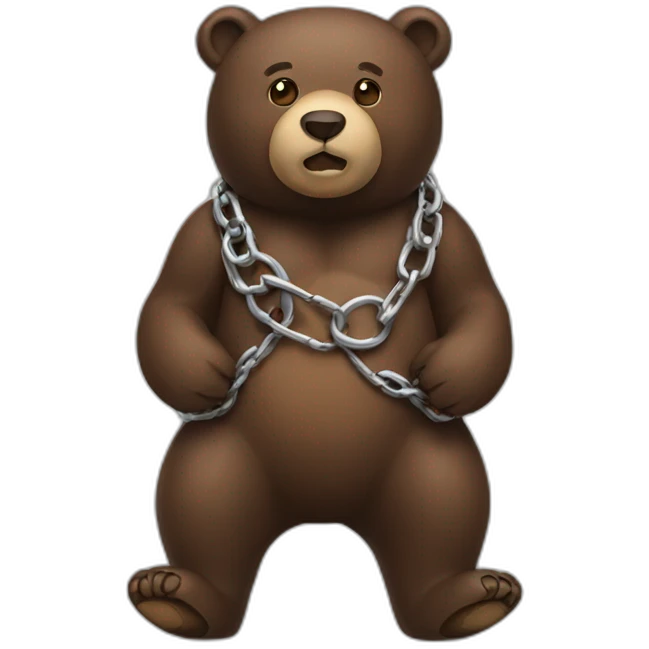 bear-chain emoji
