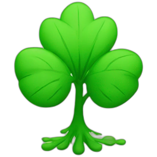 a green symbol @ emoji