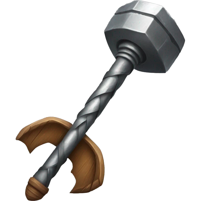 Steel mace emoji