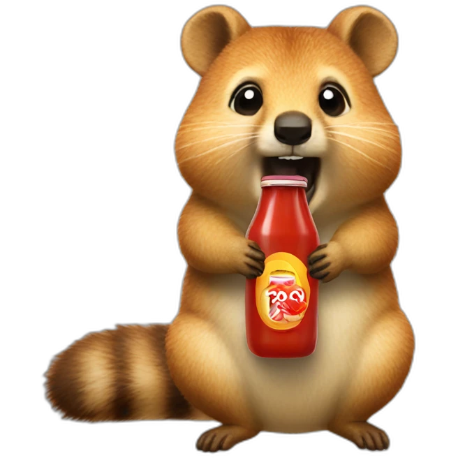 Ketchup quokka emoji