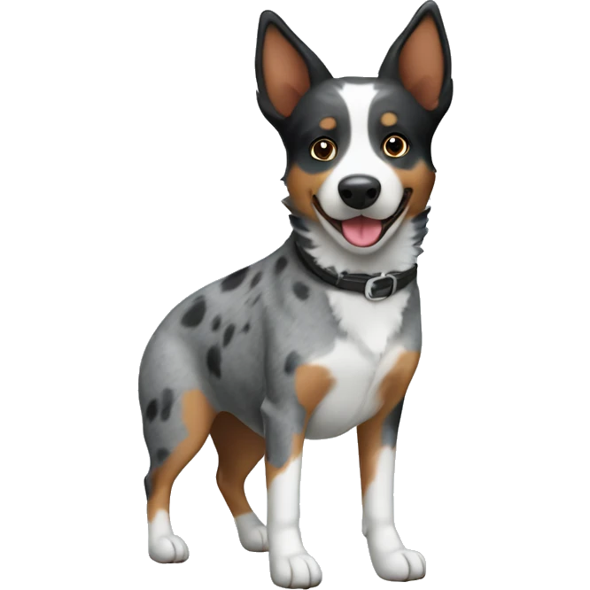full body blue heeler emoji