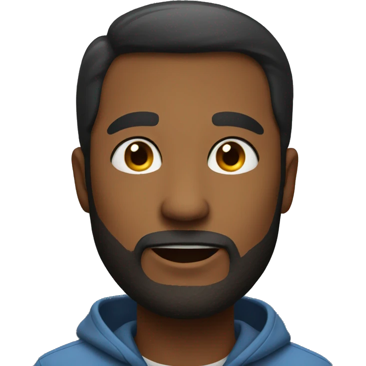 A man speaking something emoji
