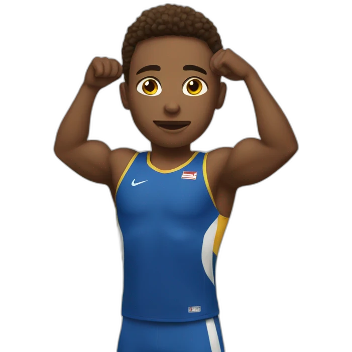 athlete sweats emoji
