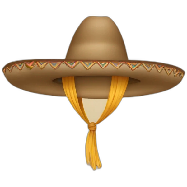 Sombrero de paja emoji
