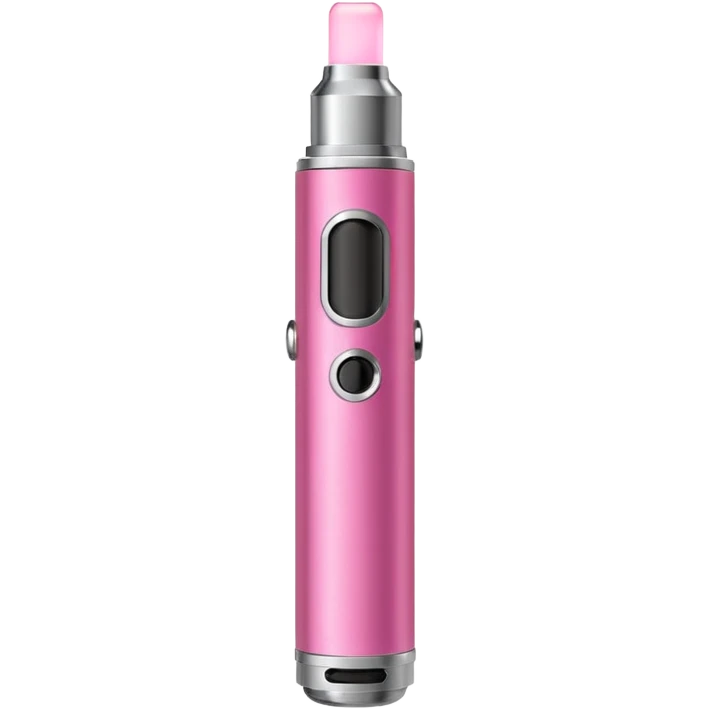 A pink vape emoji