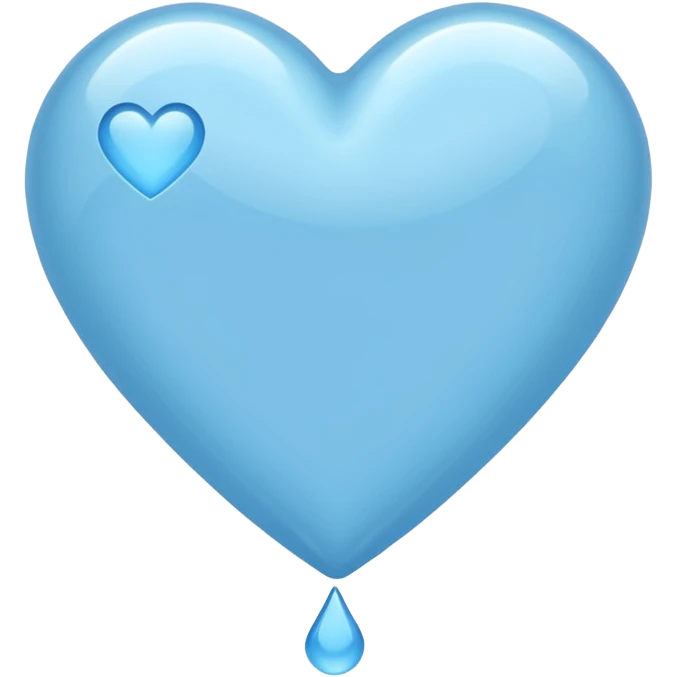 Light blue heart emoji  emoji