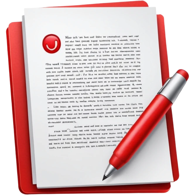 thumbnail picture mac os, pdf document physical written paper, red wax mark elegant emoji