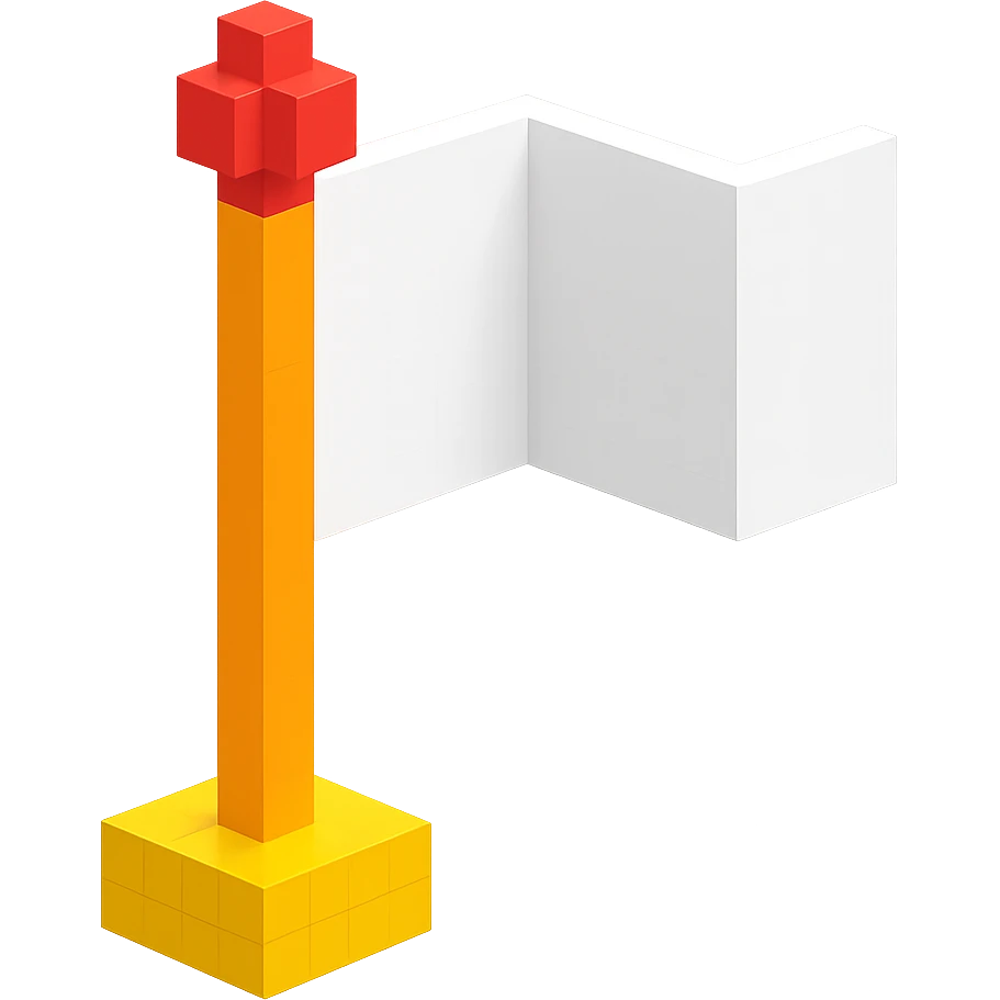 белый флаг  emoji