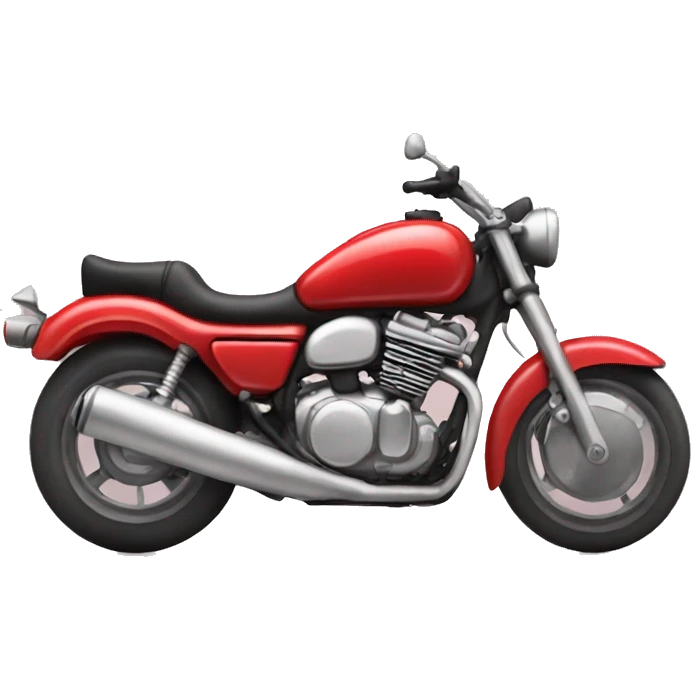 red motorcycle  emoji
