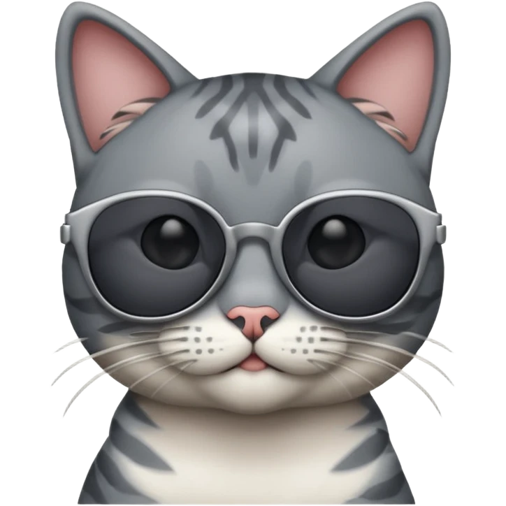 Cat wearing sunglasses emoji