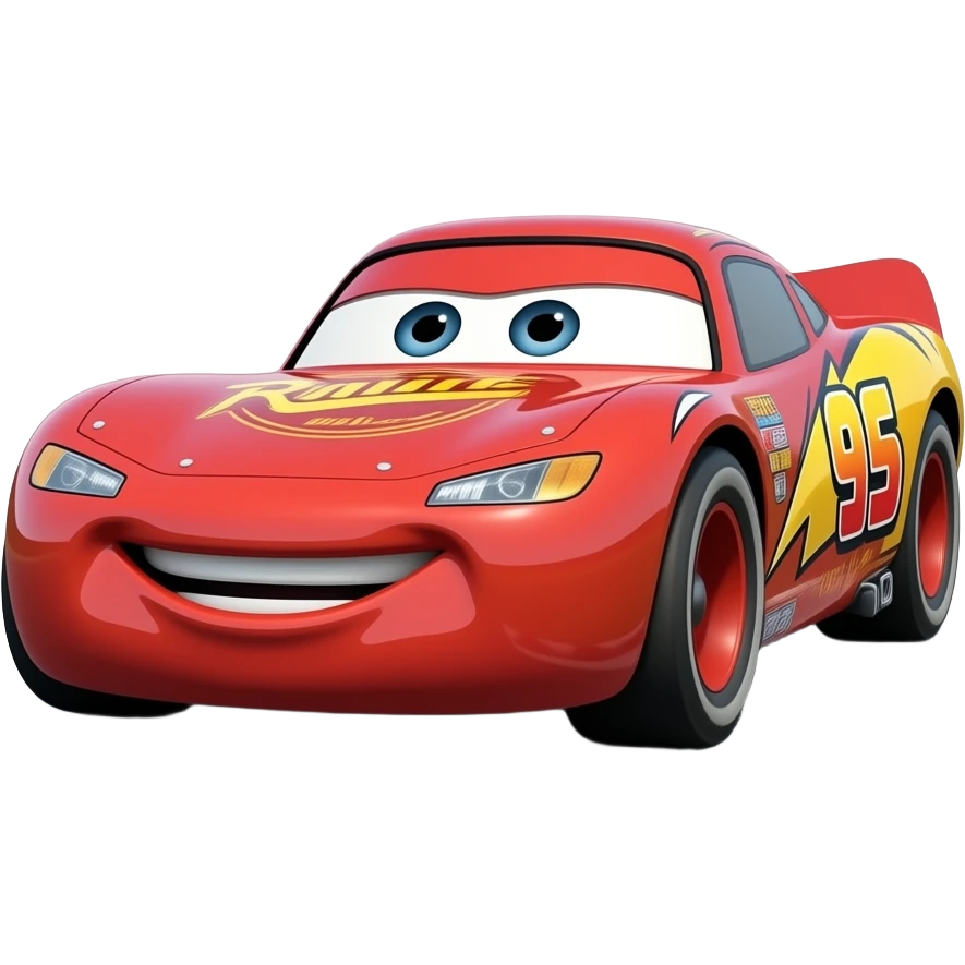 Lightening McQueen going ka chow! emoji