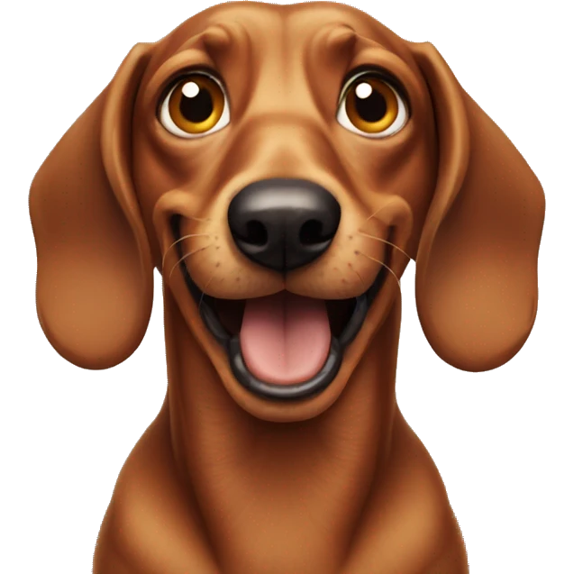 Mad dachshund emoji