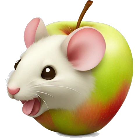 Mouse apple  emoji