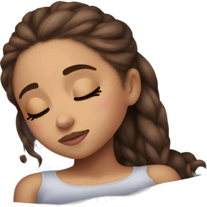Ariana Grande sleeping emoji