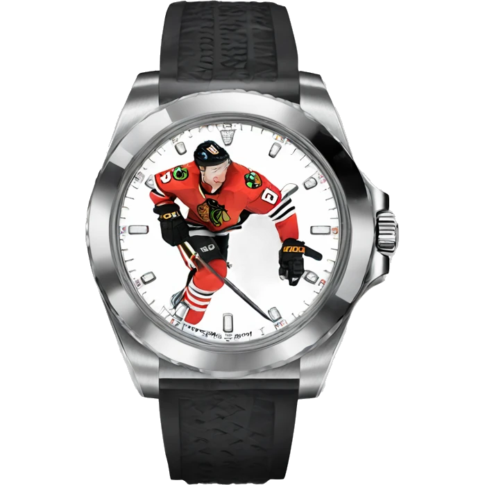 Jonathan Toews as a Rolex watch emoji