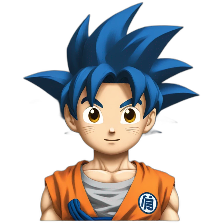 Son goku blau emoji