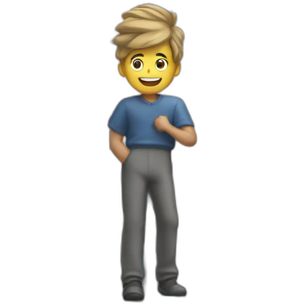 Homme sur bâtiment emoji