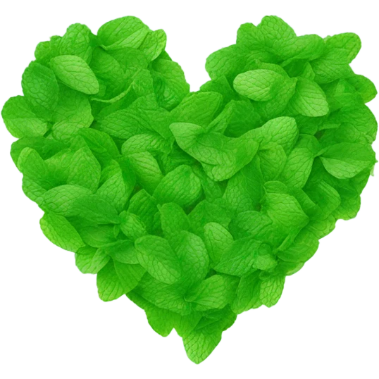 mint heart emoji