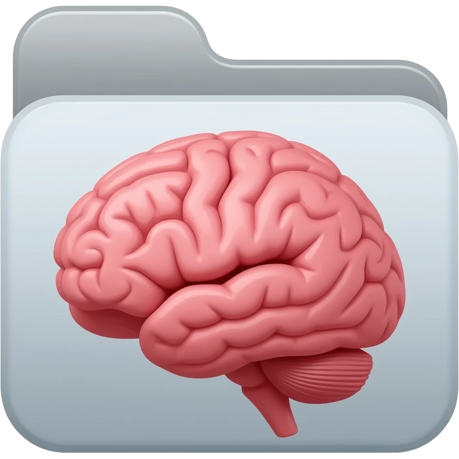 macOS folder with brain emoji emoji