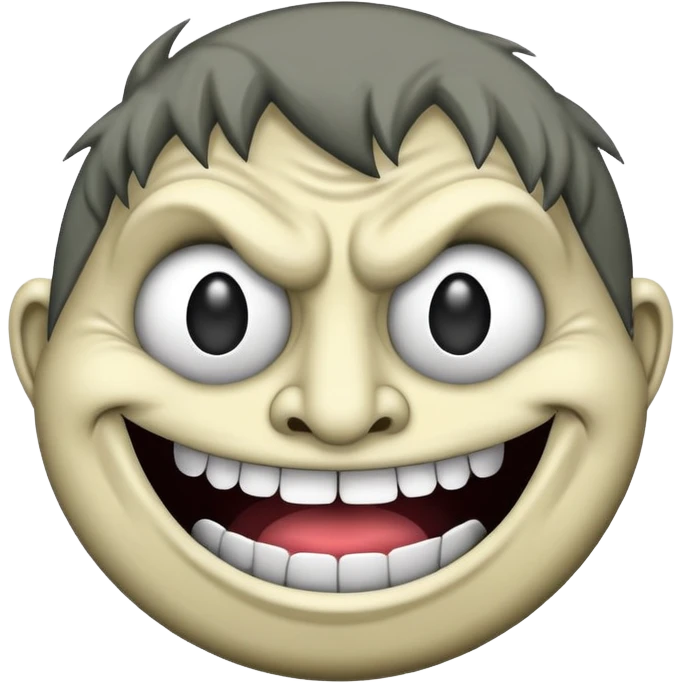 trollface meme, more evil expression emoji