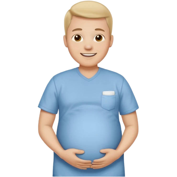 Pregnant man emoji