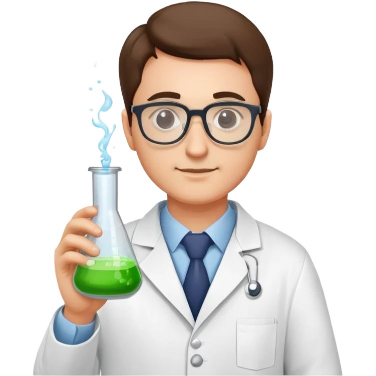 Make scientist emoji