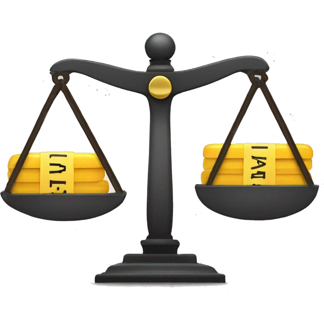 A pair of scales with weights labeled "Important" and "Urgent" balancing perfectly emoji