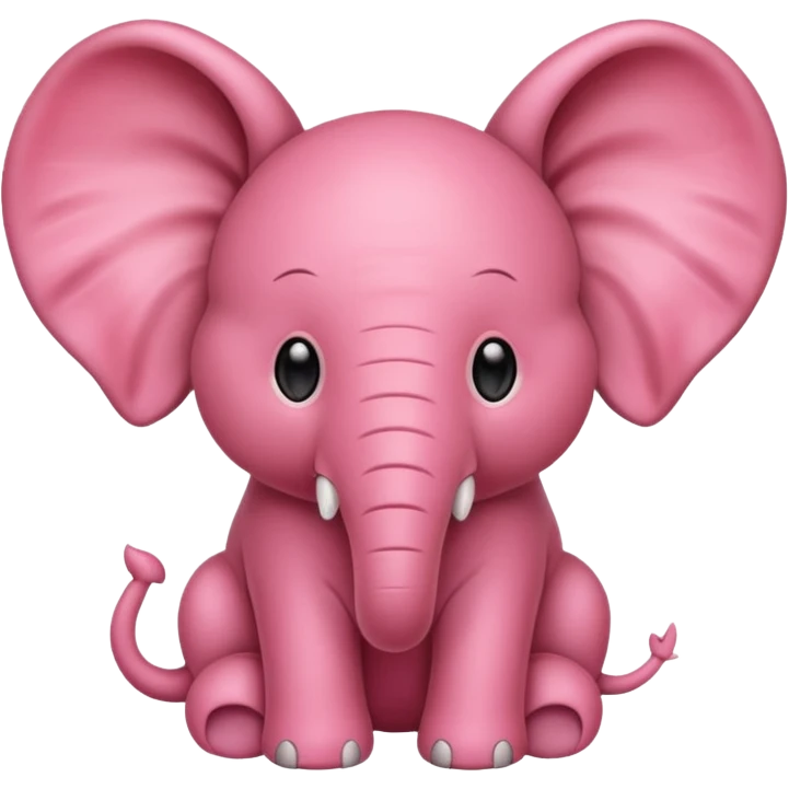 Strawberry elephant emoji