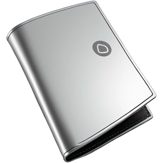 Futuristic stablecoin wallet emoji