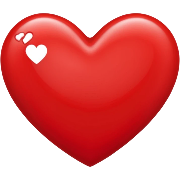 Un cœur écrit 100 % emoji