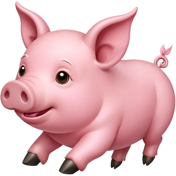 Flying pig emoji