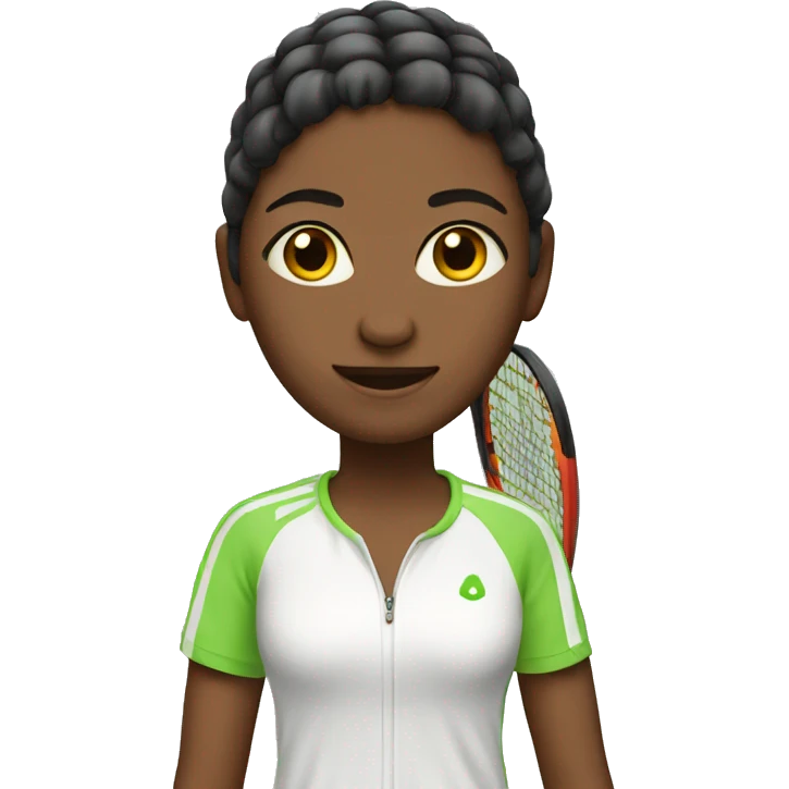 tenis girl  emoji