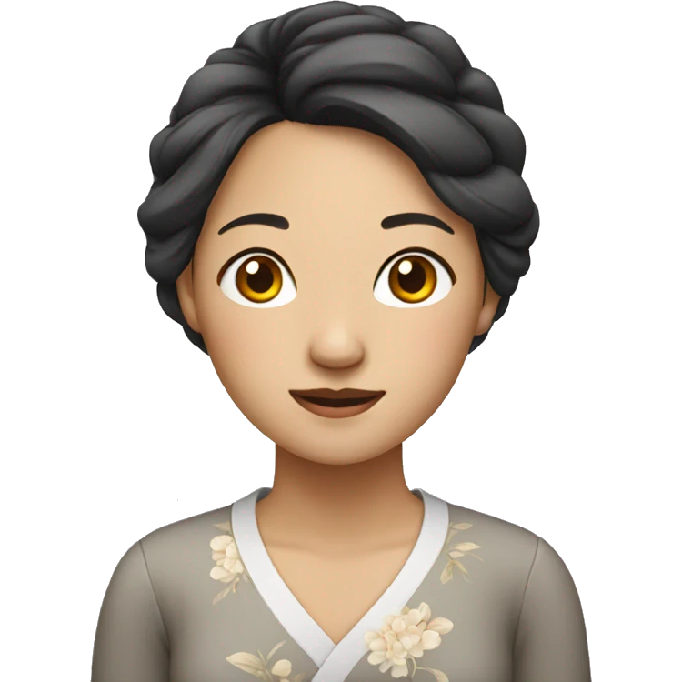 Chinese woman emoji