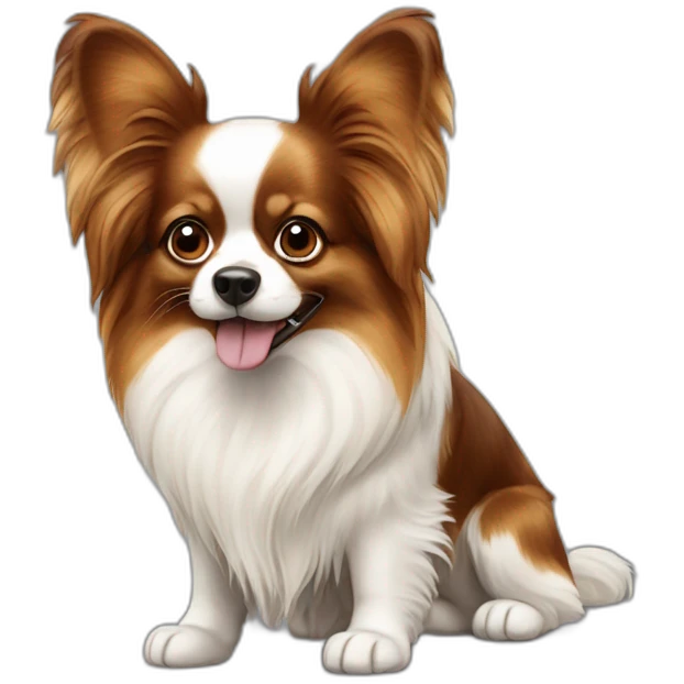 Papillon dog emoji